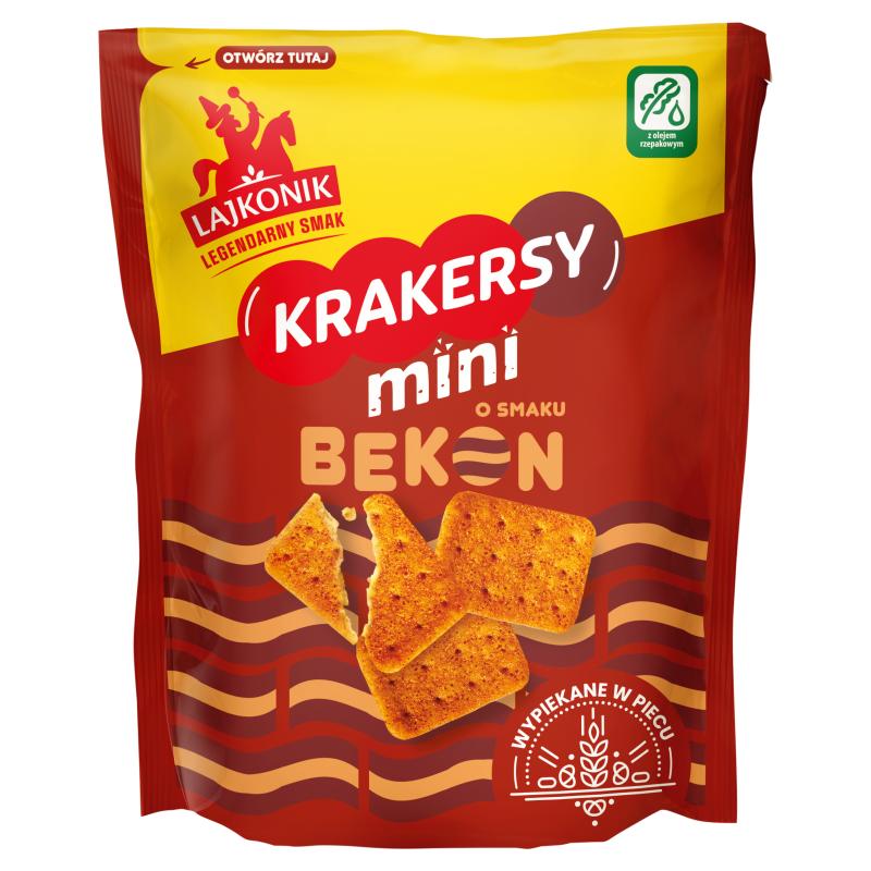 Lajkonik Mini Crackers Goût Bacon 100 G
