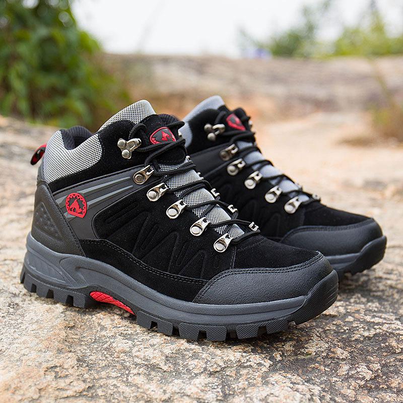 New large size waterproof sneakers high top hiking casual sneakers outdoor hiking shoes