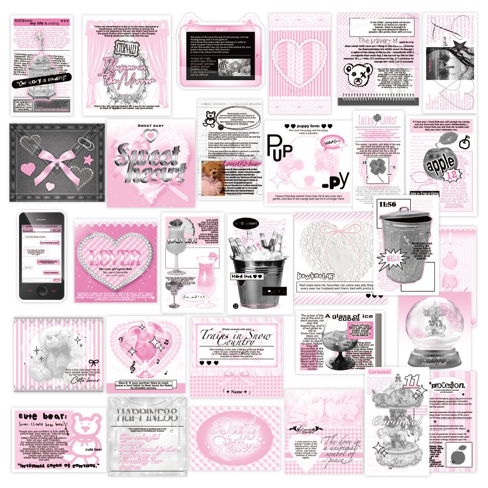 Autocolant drăguț de pisică Creative Kawaii Pisicuță neagră care se joacă Autocolant minunat de papetărie pentru album de însemnări decorative DIY