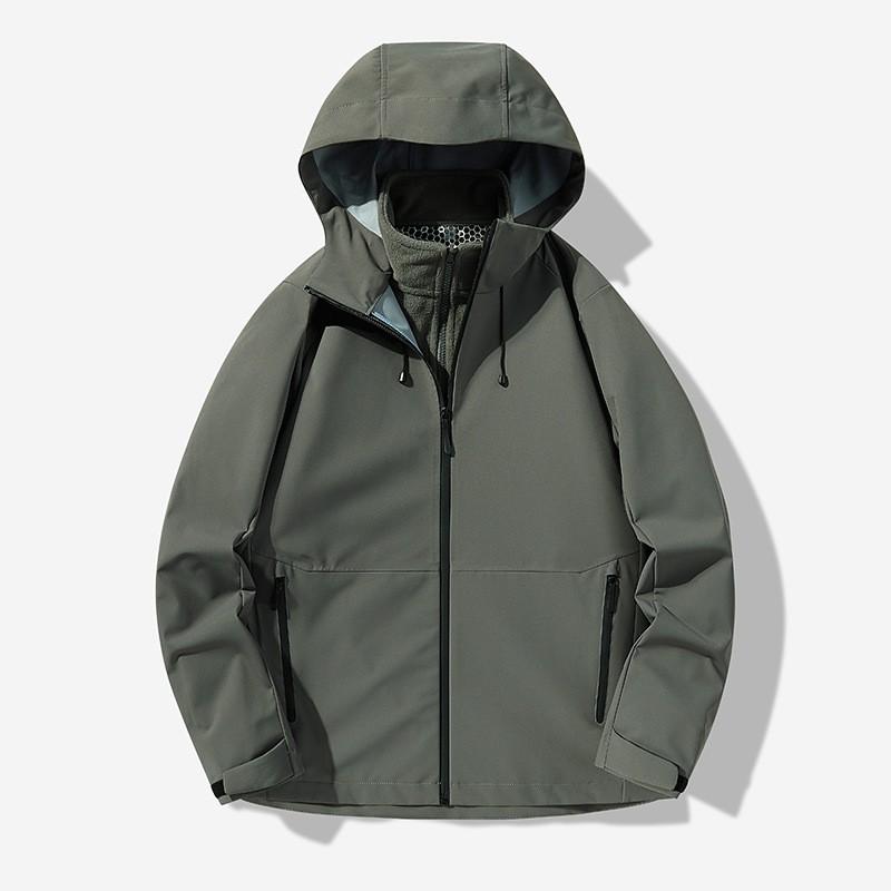3-in-1 Waterproof Fleece Jacket Men Women Winter Outdoor Hiking Climbing Skiing