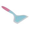 Cooking Spatula Transparent Twocolor Silicone Wide Mouth Frying Spatula Pancakes Fried Shovel for Home Kitchen