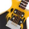 Bass Model Miniature Wooden Simulation Guitar Model Musical Instrument Ornaments