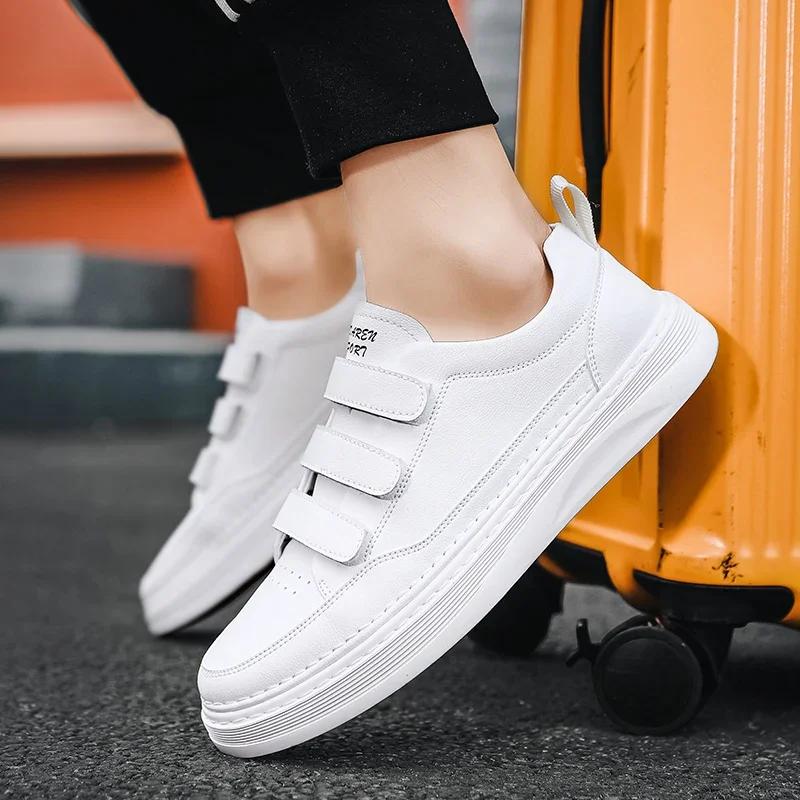 Fashion 2024 Leather Mens Casual Shoes New Outdoor Walking Shoes Designer Business Office Shoe for Men Skateboard Shoes Mocassin Hombre