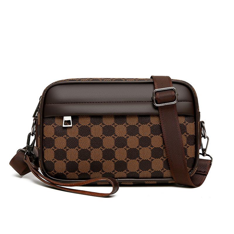 Men's Crossbody Multi-pocket Clutch Bag - High-end, Wear-resistant Business Handbag