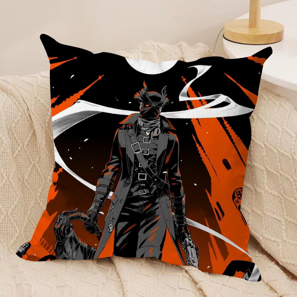 Black C-CloverS Cushion Cover Soft Plush Double-Sided Decorative Pillow Cover Cozy Sofa Cushion Case Home Gift for Living Room