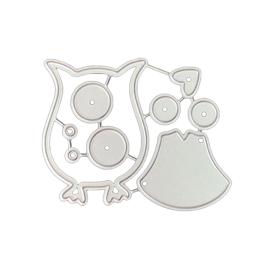 Owl Metal Cutting Die for Creative Little Animal Embossing Cutting Knife Moulds 1