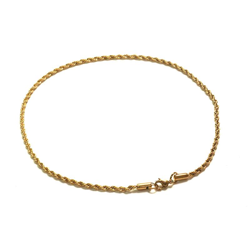 Stainless Steel Twisted Chain Necklace for Women & Men - Simple Titanium Steel Fashion Design