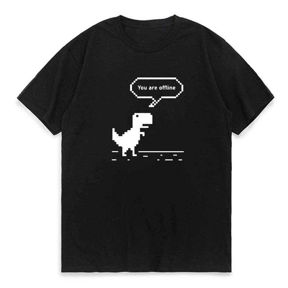 Unisexs You Are Offline Print TShirt Unisex Oversized Short Sleeve Tops For Spring Summer Causal Loose Tees Tops