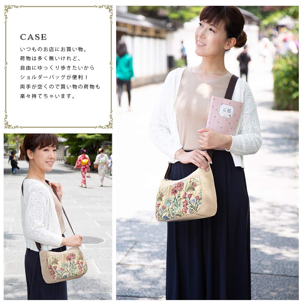 Shoulder Crossbody Japanese Made In Gobelin Plenty of Birthday [creareki] Women's Bag, B5, Lightweight, Style, Japan, Weave, Storage, Mother's Day,