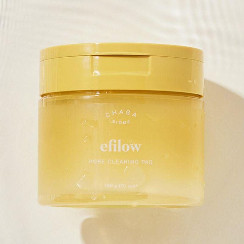 efilow Chaga Mushroom Collagen LHA Smooth Pore Pads 70 sheets 1 unit (70 sheets)