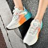 Summer sports shoes new rotating button ultra-light shock-absorbing running shoes large size couple casual shoes