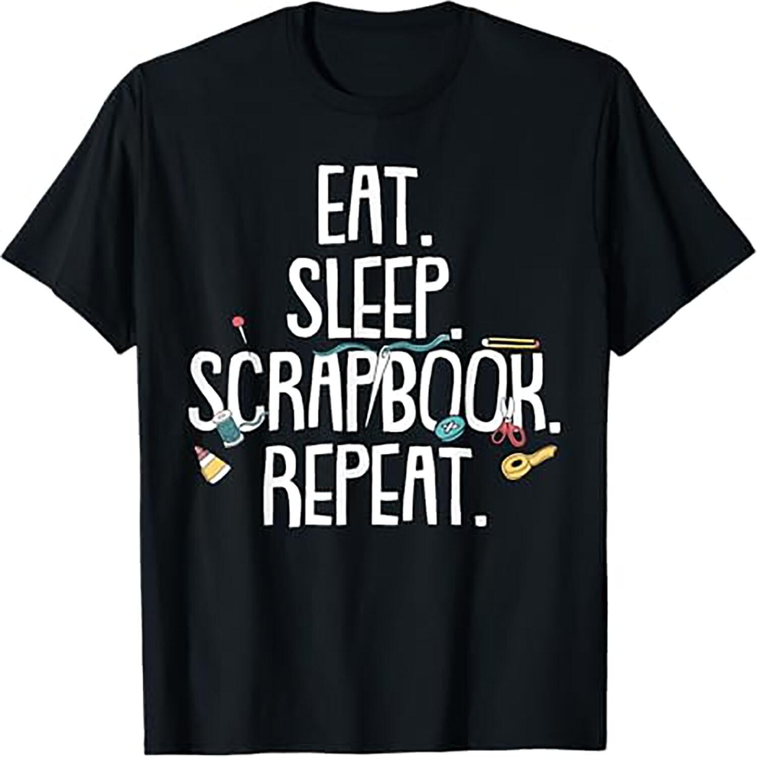 Scrapbooking Crafty Scrapbookers Gift For Women Girls T-Shirt S
