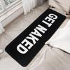 1/2pcs Microfiber Bath Mat Quick Dry And Washable Door Mat, Non Slip Letters Bathroom Rug, Soft And Thicken Shower Mat, Absorbent Bathroom Carpet