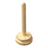 Wood Yarn Ball Holder Paper Towel Rack Vertical Rotating Weaving Tool Rack Storage Winding Roll Holder Dispenser for Crocheting