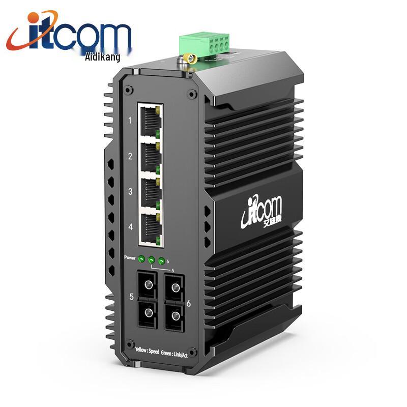 ADIKON IT168 Gigabit Industrial Ethernet Fiber Media Converter