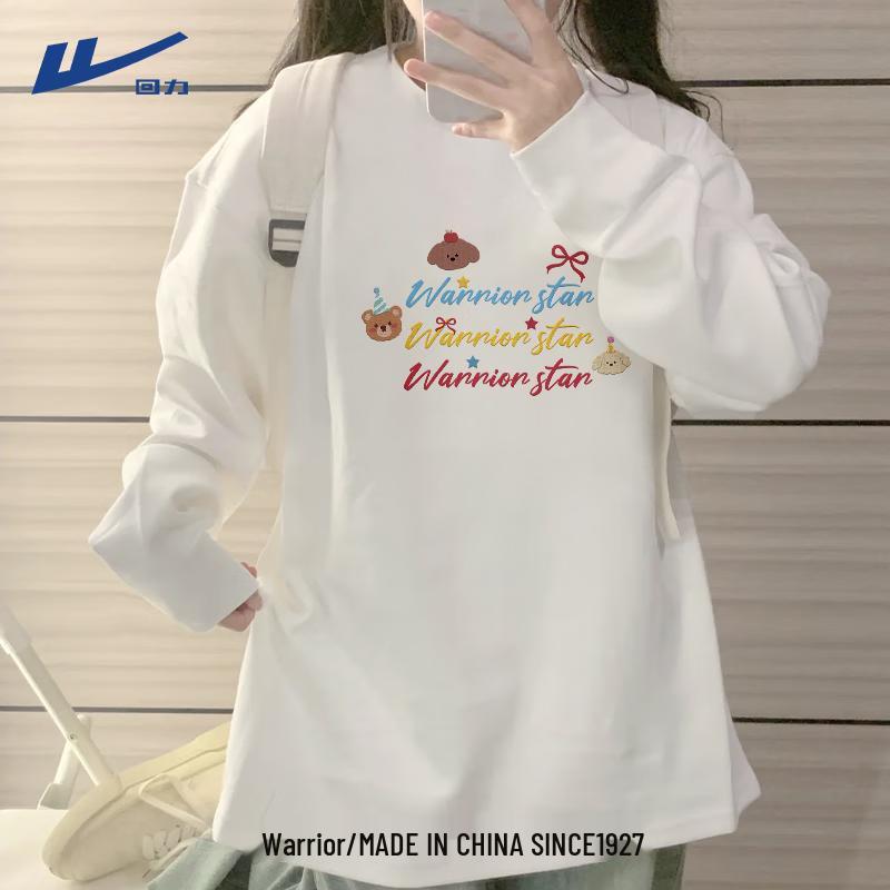Warrior Women's 2025 Autumn Long-Sleeve Cotton T-Shirt