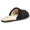 UGG Scuff Slipper Fleece Lined Black Slippers 1101111-BLK