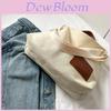 Canvas Tote Bag Large Capacity Street Style For Daily Use Women