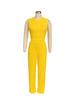 TW685 Women's Summer Fashion Casual Two-Piece Set: High-Elastic Knit Ribbed Wide-Leg Pants
