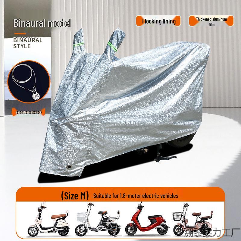 Rainproof Dustproof Electric Vehicle & Motorcycle Cover for Battery and Bicycle Cars - Special Sunscreen Protection