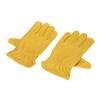 Garden Cowhide Gloves Wear Resistance Full Finger Leather Gloves for Outdoor CyclingM