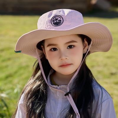 Sombrero de Cubo para Niños con Protección UV Moda Sombrero para Senderismo al Aire Libre Sombrero de Cuenca Parasol para Bebé con Protección Solar