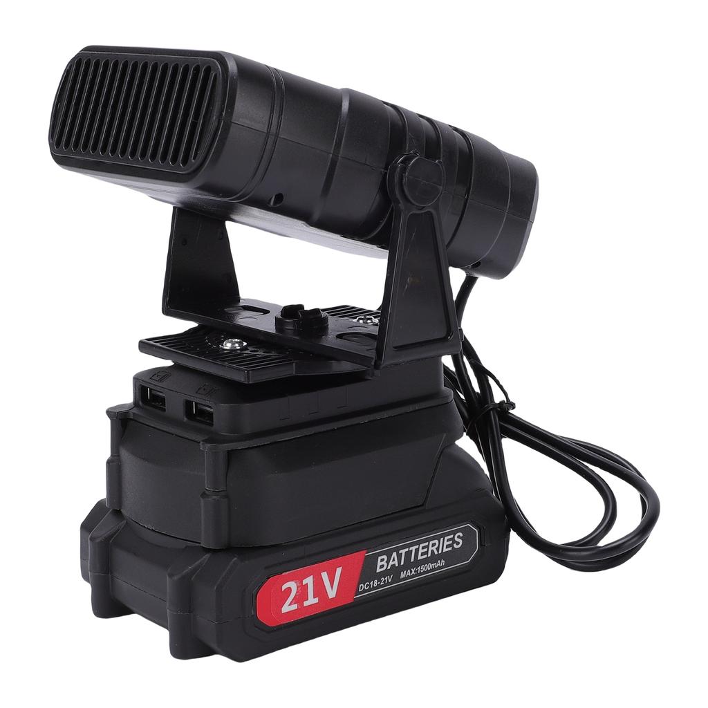 Car Heater 50w 360 Degrees  Rotation Quiet Anti Tip Over Car Heater Defogger for Electric Tricycle Construction Site Outdoor