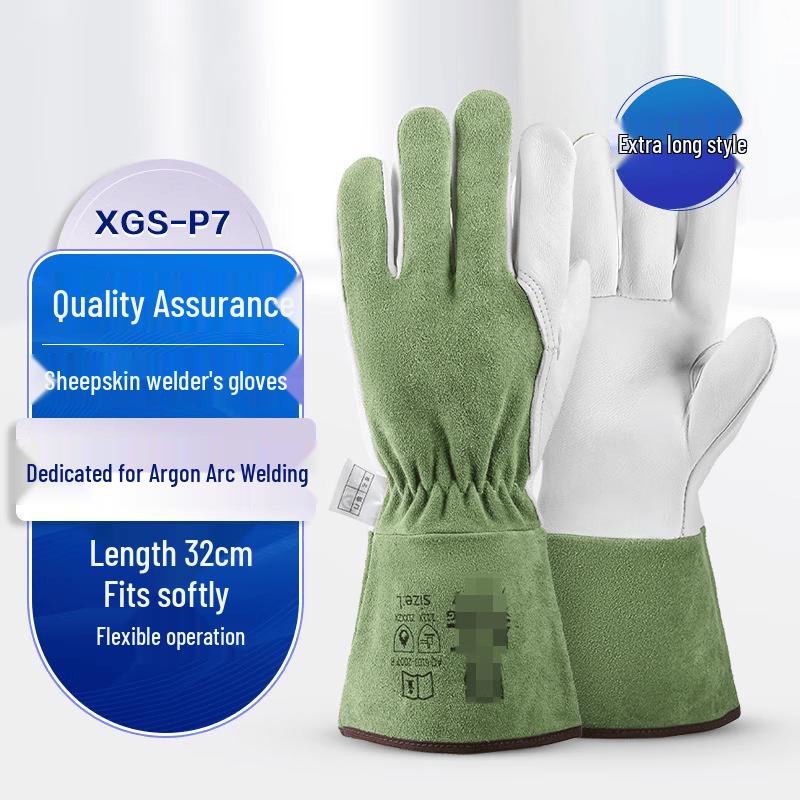 Professional Sheepskin Welding Gloves 32cm