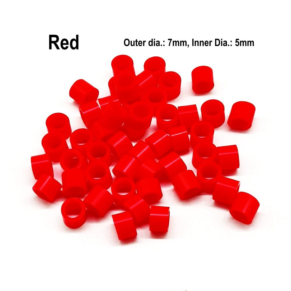 

50 шт. или 100 шт. стоматологических универсальных силиконовых колец с цветным кодом, автоклавируемые цветные кольца для наконечника или инструментов 100 pcs Red 5mm