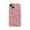 Girl pink three-dimensional pleats, suitable for iPhone17Pro max Apple 16 mobile phone case 15/14 anti-drop case.