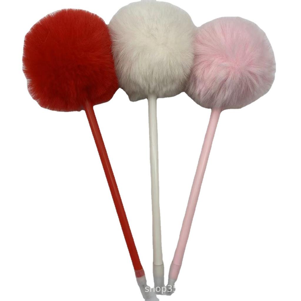 Creative Hairball Pen Gift Pom-Pom Ballpoint Pen, Supply, Office Plush Craft Pen