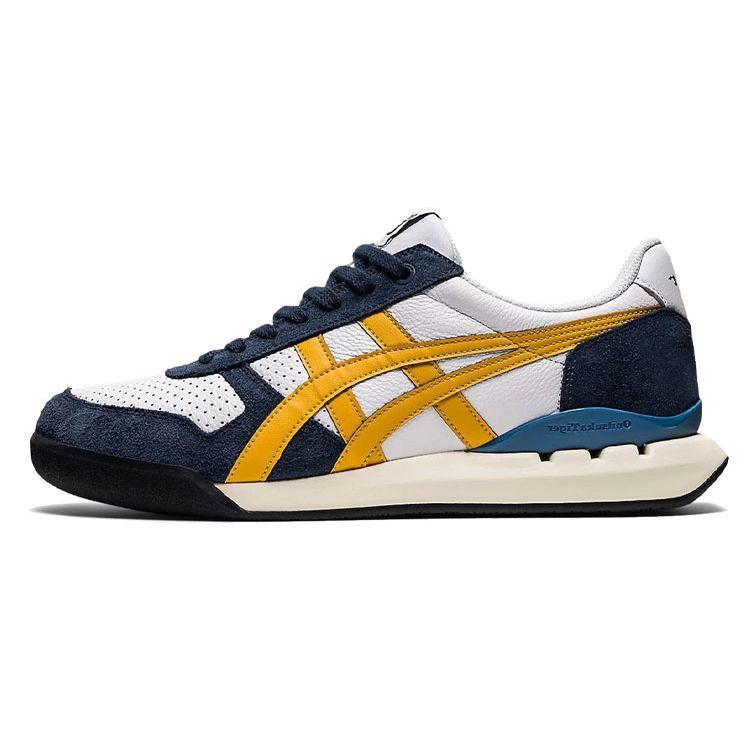 ONITSUKA TIGER Ultimate 81 Ex Suede Slip Resistant Durable Low Top Lifestyle Sneakers Men Sneakers Blue 1183B510-103
