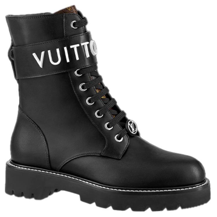 Louis Vuitton Territory Ankle Boots Women's Black 1A9HAG