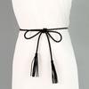 Decoration Jeans Waistbands Twist Dress Waist Rope Woven Waist Belts Velvet Women Braided Belts