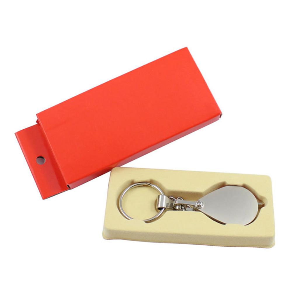 Mini Portable 15x Magnifier With Keychain Foldable Optical Glass Magnifying Glass Home Office Travel