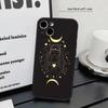 Witches Moon Tarot Mystery Totem For iPhone 17 air 16 15 14 13 12 11 Pro Black Soft Cover Phone Case