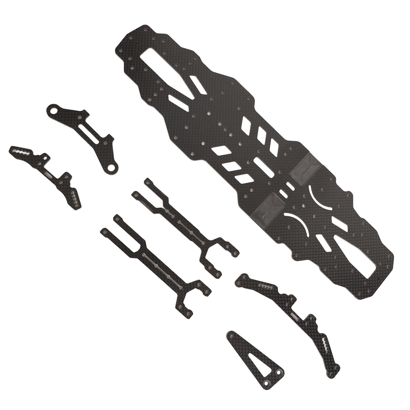 

Пластина шасі радіокерованої машини Висока гнучкість Пластина шасі з вуглецевого волокна Аксесуар для SNRC R3G 1:10 RC чорний