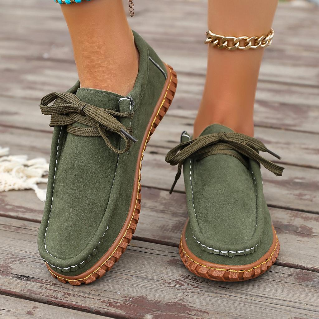 Fashion Women's Casual Shoes Trend Lace Up Shoes for Women Soft Bottom Flats Comfortable Female Sneaker Women Shoes Zapatos Para Mujeres