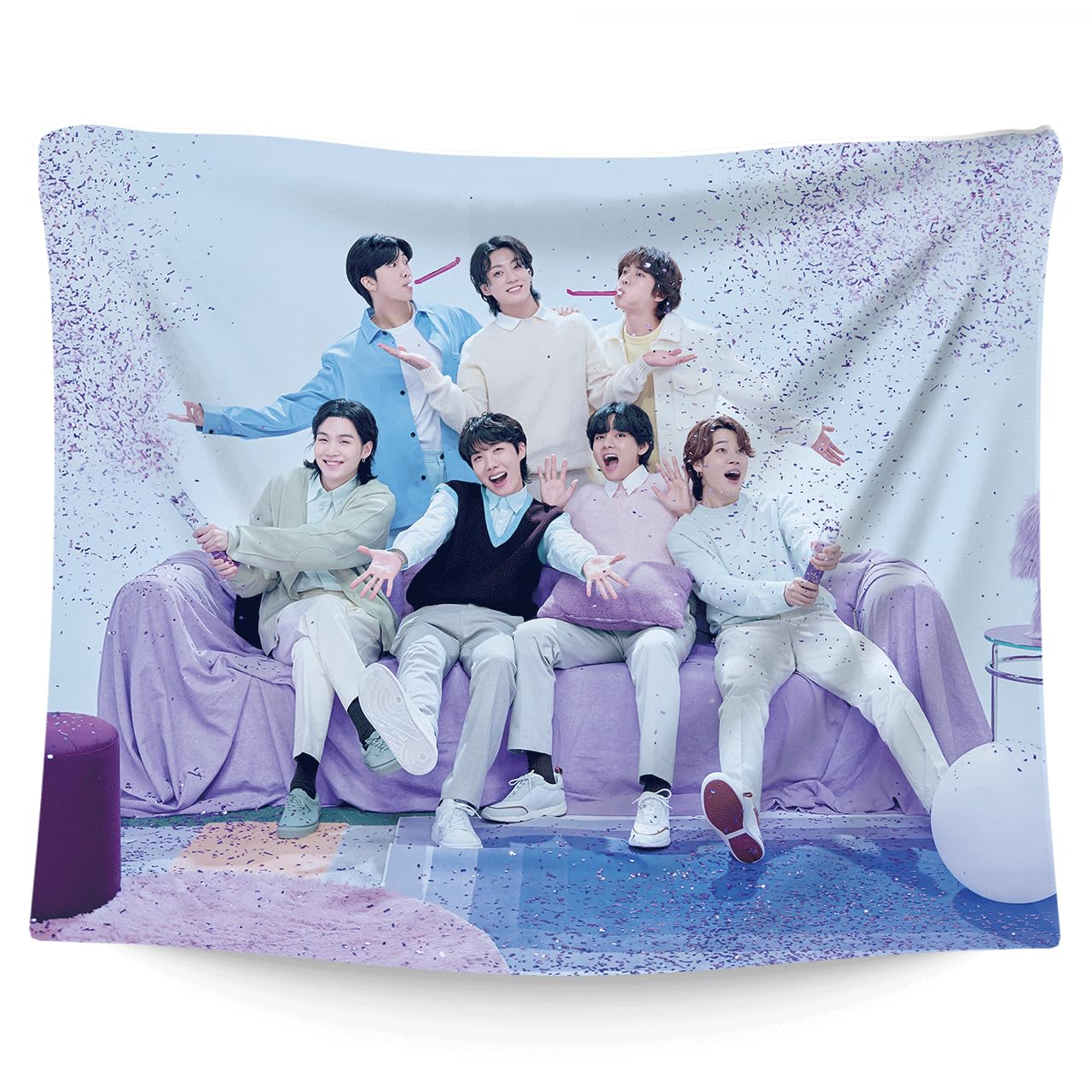

Одеяло BTS Bangtan (09)