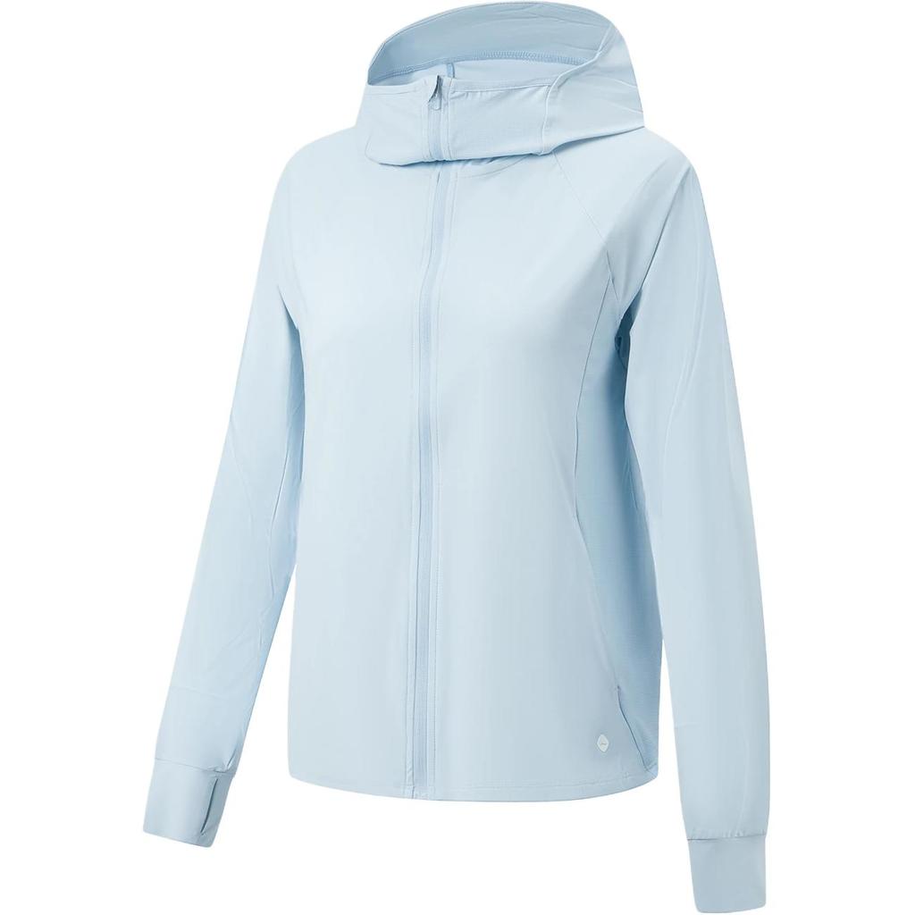 Li-Ning Comfortable Solid Color Hooded Jacket Women jackets AFDW862-3