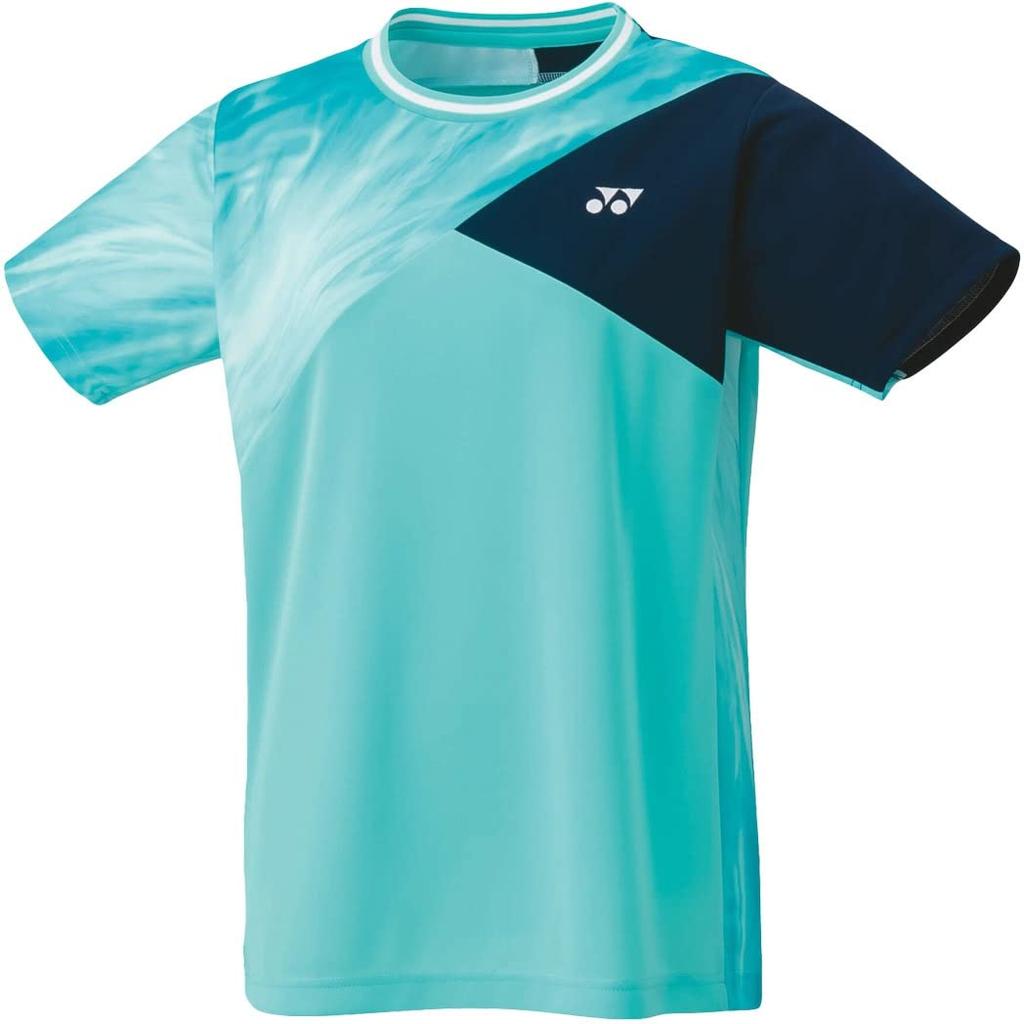 YONEX Short Sleeve Game Water Green XO Women's Shirt, (048)