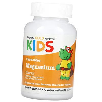 Magnesio masticabile per bambini, Chewable Magnesium for Children, 90 tavolette masticabili Ciliegia (36427037)