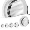 75-200 mm větrací mřížka kulatá nastavitelná stěna Vnitřní ventilační otvor ABS ventilační mřížka Kryt větrací mřížky Vývod vzduchu Čerstvý systém