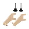 Wooden Craft Paper Roll Holder Dispenser Tabletop Easel Wrapping Paper Dispenser Coloring Easel Paper Bracket Drawing accessory