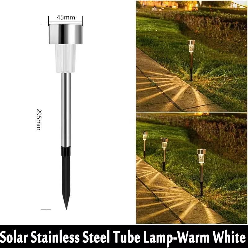 

Outdoor Solar Pathway Landscape Lights, Waterproof LED Lawn Decorative Lights for Garden Patio Yard Walkways 1 PC
