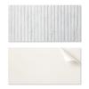 Decorative Self-Adhesive Vinyl Panel 100x50 Cm Vertical Wooden Board