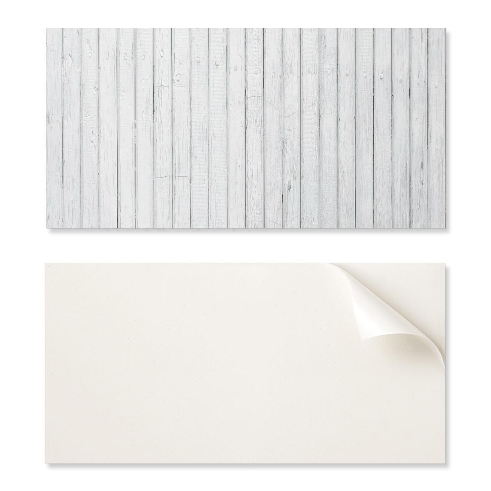 Decorative Self-Adhesive Vinyl Panel 100x50 Cm Vertical Wooden Board