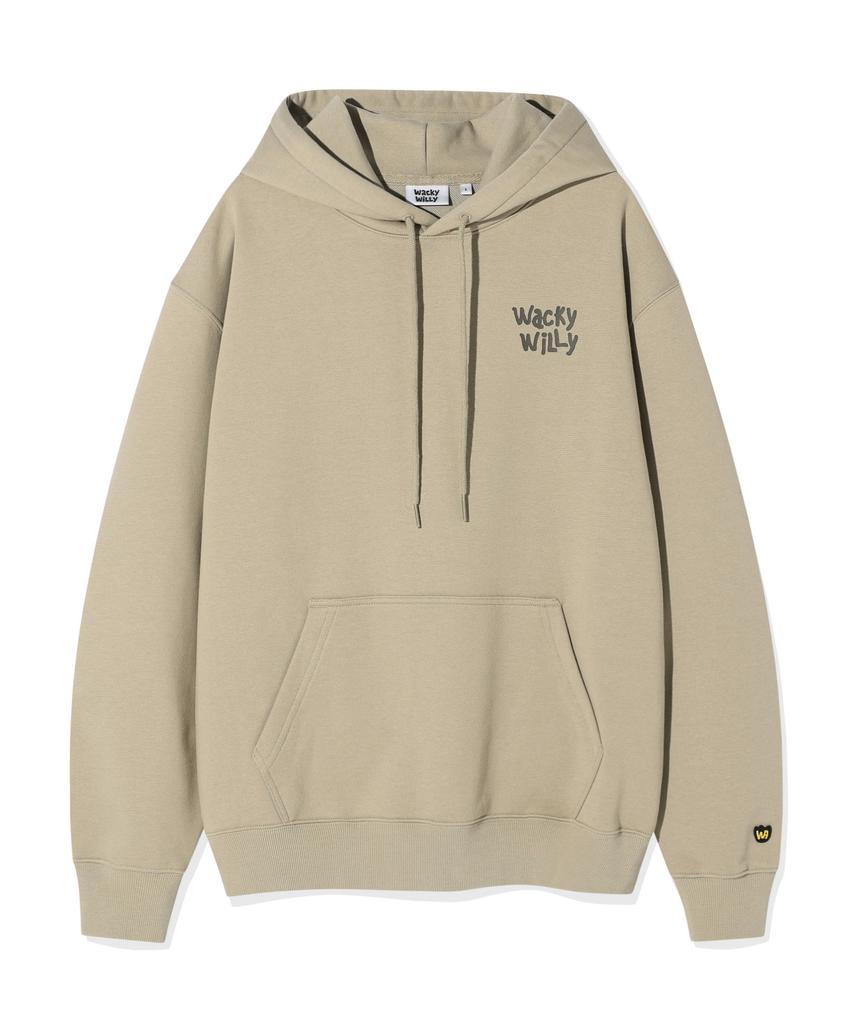Sketch Graphic Hoodie Sweatshirt Khaki