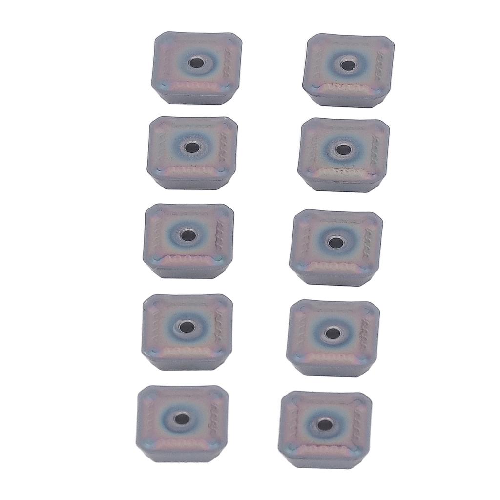 10 Stück Hartmetall Drehplatten Wendeplatten Beschichtete Klinge CNC Drehbank Klinge Metallfräswerkzeughalter
