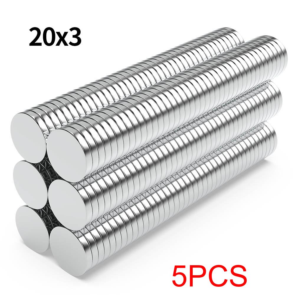 20x3mm Superstarker Neodym-Magnet N35 NdFeB Permanentmagnet Runde Starke Magnete Kühlschrankmagnet